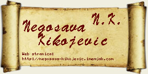 Negosava Kikojević vizit kartica